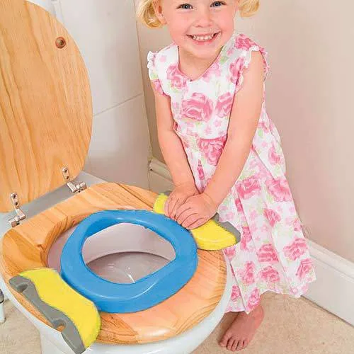 New Portable Baby Infant Chamber Pots Foldaway Toilet Training Seat Travel Potty Rings with urine bag For Kids Blue Pink