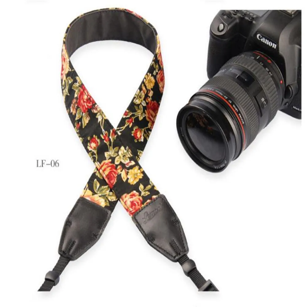 Ремень для камеры на шею, на плечо, Мягкий ремень для SLR DSLR, прочный хлопок для Nikon, для Canon, для sony, винтажный китайский стиль, Cl - Цвет: LF