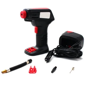 

DC 12V Air Compressor Cordless Electric Inflator Hand Held Pump W/ Digital LCD