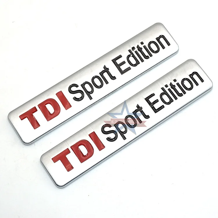 Подходит для Volkswagen Polo, Golf 6 7 TDI Sport Edition наклейка на бампер крутой ярлыки для украшения