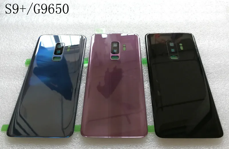 Для SAMSUNG Galaxy S9 Plus G965FGift+ Задняя стеклянная крышка для батареи, чехол для задней двери, чехол для SAMSUNG S9+ Задняя стеклянная крышка