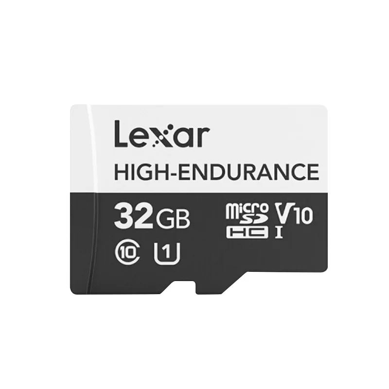 Lexar высокая выносливость Памяти высокоскоростная карта 100 МБ/с. 64 Гб 128 V30 UHS-I U3 класса 10 32GB U1 V10 Microsd карты - Емкость: 32GB