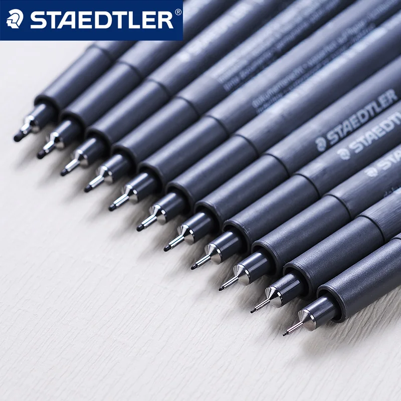 Игловидные ручки STAEDTLER 308 водонепроницаемые вкладыши для рисования эскизов