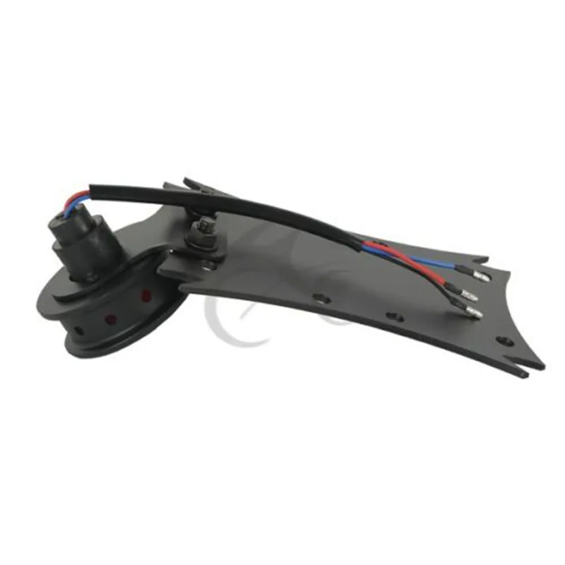 Мотоцикл красный задний светильник Горизонтально вертикально Кронштейн номерного знака для Harley Chopper