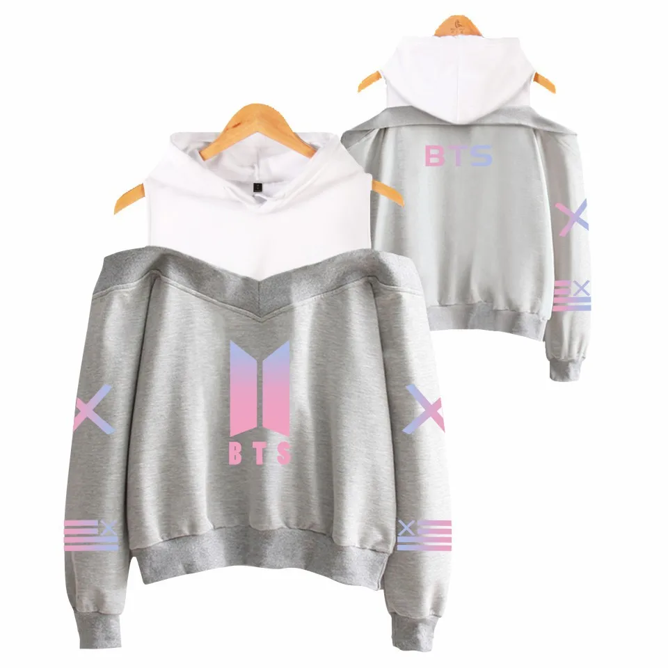 Tanie Gorący sprzedawanie w nowym stylu moda kolor BTS kuloodporne chłopcy damska bluza z kapturem