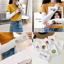 Горячий стиль предотвращается баской в рукавах, ледяной шелк съемный рукав манжеты ледяной шелк, анти-москитная женская рука привода артефакт