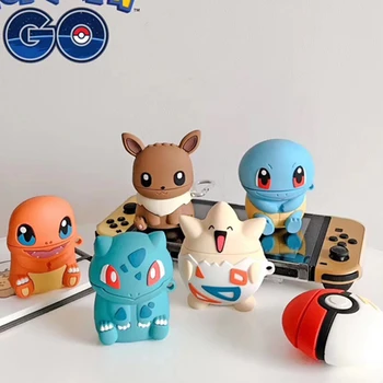 

Elf Ball summon Bluetooth Earphone Case for Airpods Cute Silicone Protective Cover for Airpods 1 2 Accessories Keychain coque