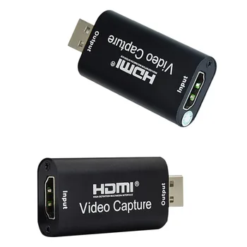 

Portable USB 2.0 Audio Video capture Card HD 1 Way HDMI to USB 2.0 1080P Mini Acquisition Card Converter for windows mac os