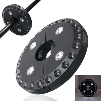 

28 LED Patio Umbrella Parasol Lights 3 Levels Brightness Portable Outdoor Camping Lamp For Beach Tent Garden Emergency Lights