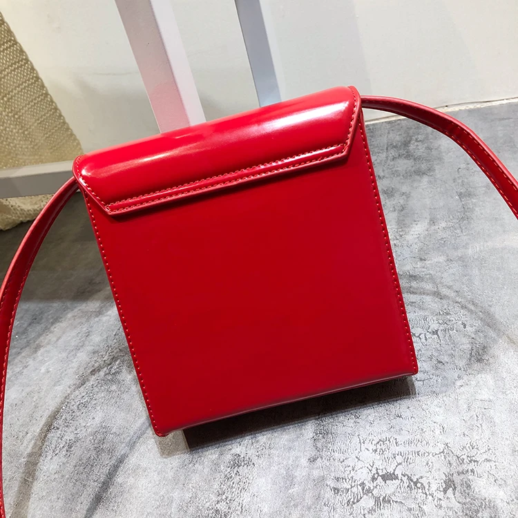 Women Bag Small Square Bag Square Box Bag Simple and Versatile New Style One Shoulder Messenger Bag