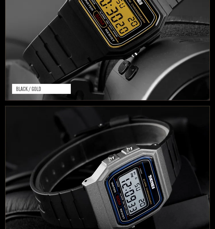SKMEI Брендовые мужские цифровые часы хронограф спортивный электронный браслет 50 м водонепроницаемые мужские наручные часы будильник мужские часы, наручные часы
