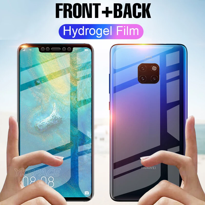 Мягкая Гидрогелевая 3d пленка с полным покрытием для Huawei Mate 40 30 20 Pro X 20X P20 P30 Lite