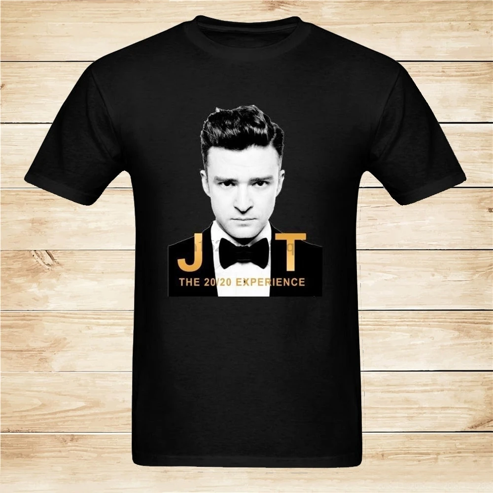 Для Мужчин's Джастин Тимберлейк 2020 опыт хлопковая Футболка короткий рукав |