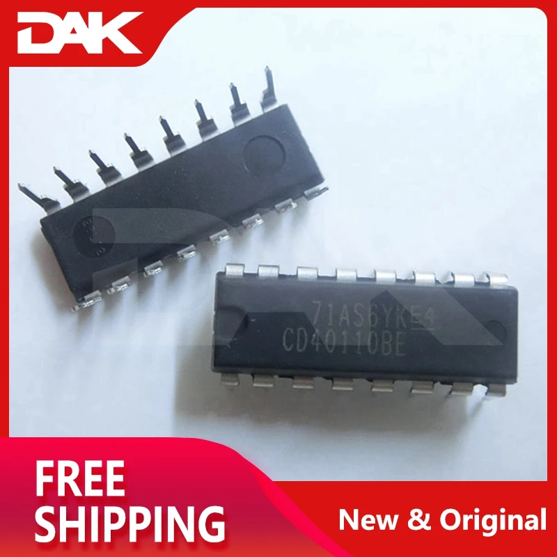 10 шт. CD40110BE CMOs десять лет вверх-вниз счетчик/защелка/Драйвер индикатора IC чип DIP16