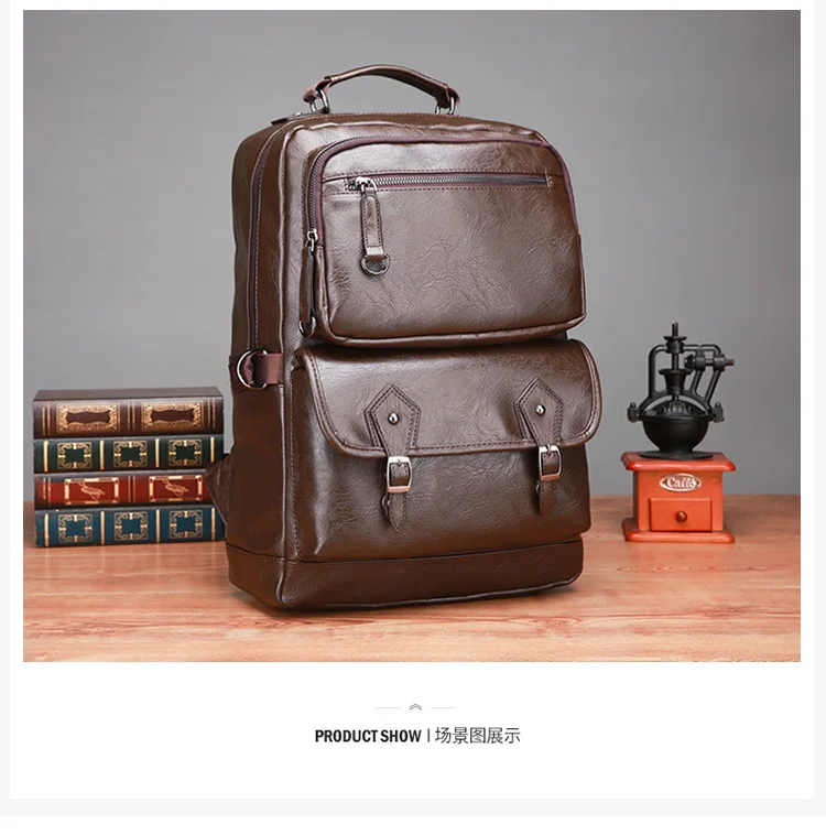 Рюкзак для мужчин, студентов, рюкзак высокого класса, мужской рюкзак, ретро дорожная сумка, мужской водонепроницаемый рюкзак для мужчин, студентов