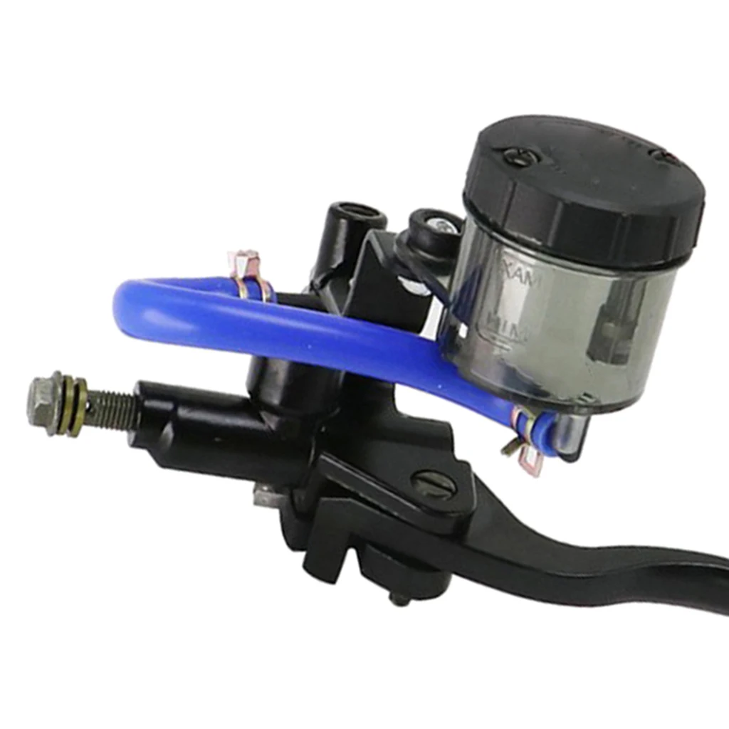 Motorcycle Hydraulic Disc Brake Clutch Hand Lever Pump Kit Set Round Oil Cup