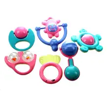 XSXS-6 шт. животные развитие колокольчиков игрушка кровать колокольчики детская игрушка-погремушка прекрасный