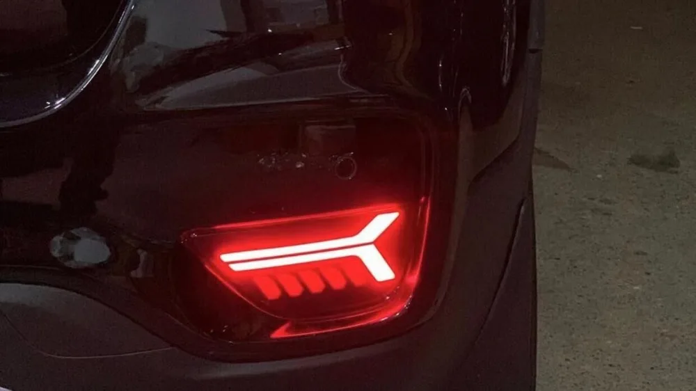 Год Автомобильный задний светильник на бампер для Chevrolet Trax задний светильник автомобильные аксессуары светодиодный DRL Taillamp для Trax противотуманный светильник