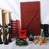 New Arrivals 1/6 1/12Doll House Mini Rattan String Lights Christmas Door Model Holiday Decoration Accessories 3