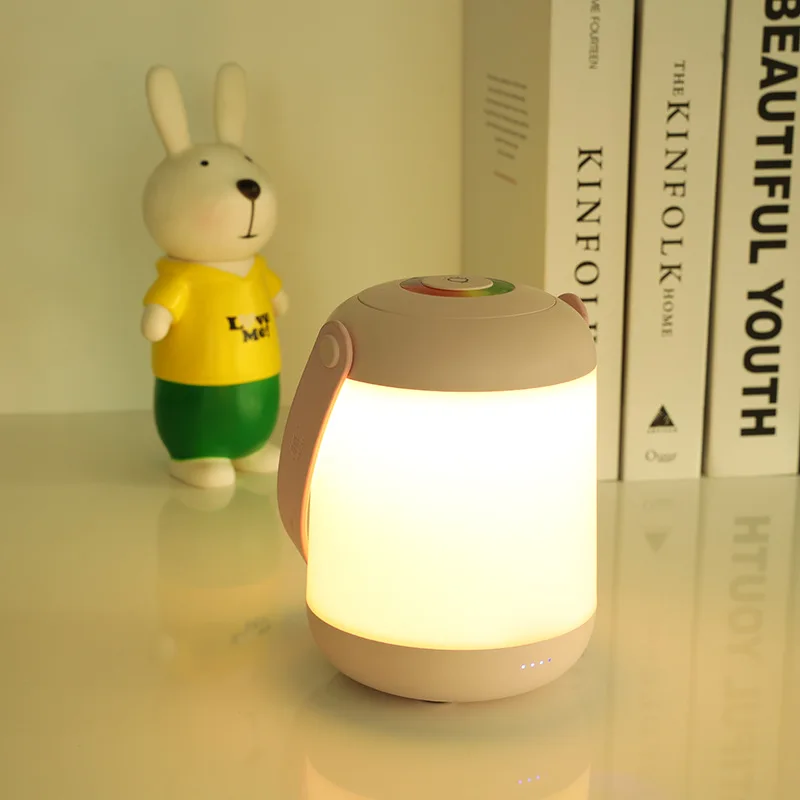 

Hand-held LED camping lights outdoor camping colorful light touch bedside small night light