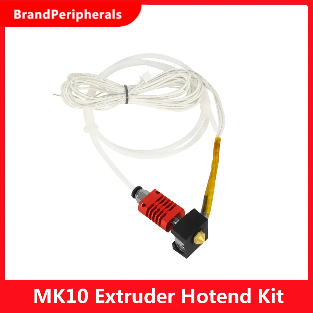 Детали для 3D-принтера Tronxy в сборе экструдер MK10 Hotend Kit алюминиевый нагревательный