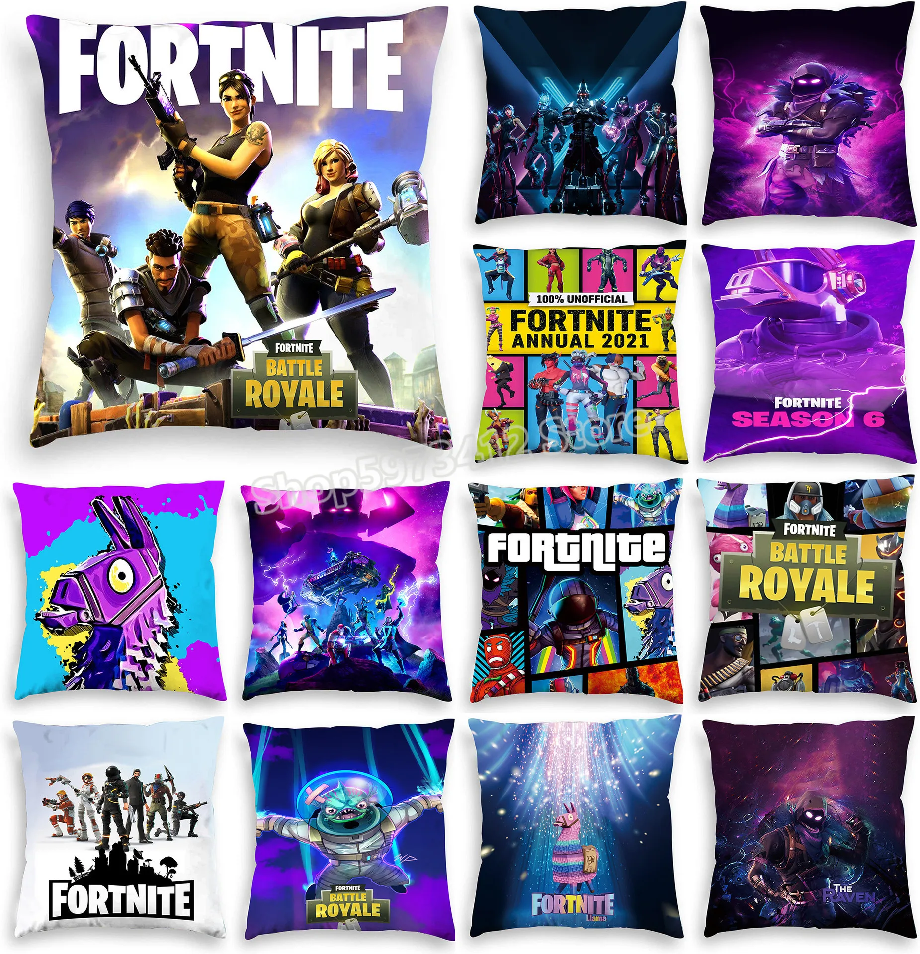 Наволочка в стиле аниме Игры Fortnite домашний декор для детей рождественские
