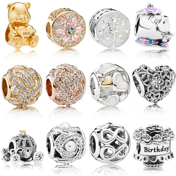 

KAKANY S925 Sterling silver MOTHERS DAY COLLECTION gift Original DIY Fashion Jewelry Suitable for Original Style Charm Bracelets