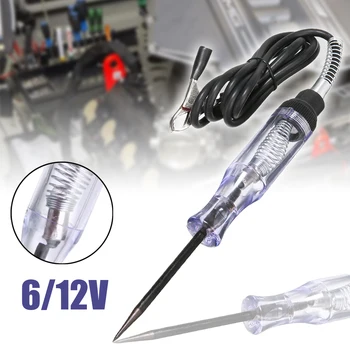

Hot 1x 6V-12V Car Voltage Circuit Tester Pen Detector Probe Continuity Test Light Auto Car Diagnostic Tester Test Tools