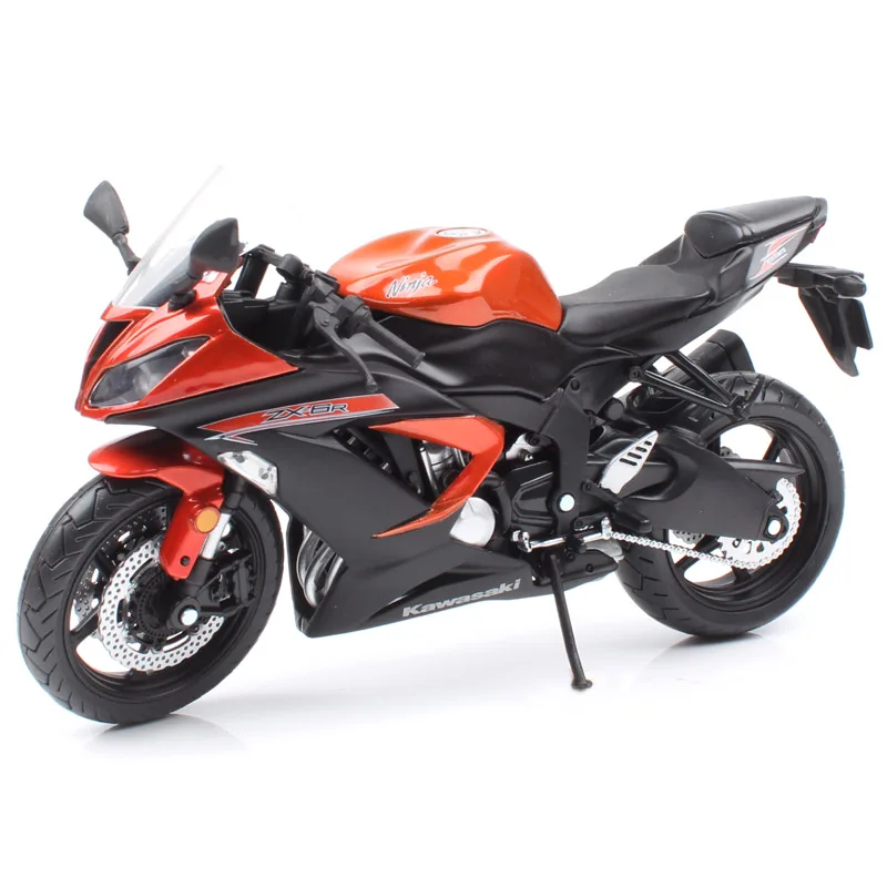 1:12 Scale Kawasaki Ninja 636 ZX 6R Race Bike Motorcycle ZX-6R Diecast Model Vehicles Automaxx Hobby Thumbnails For Collection 1 18 scale maisto kawasaki zx9r ninja zx 9r superbike zx900 motorcycle diecast model toy vehicle replicas green of kids hobby