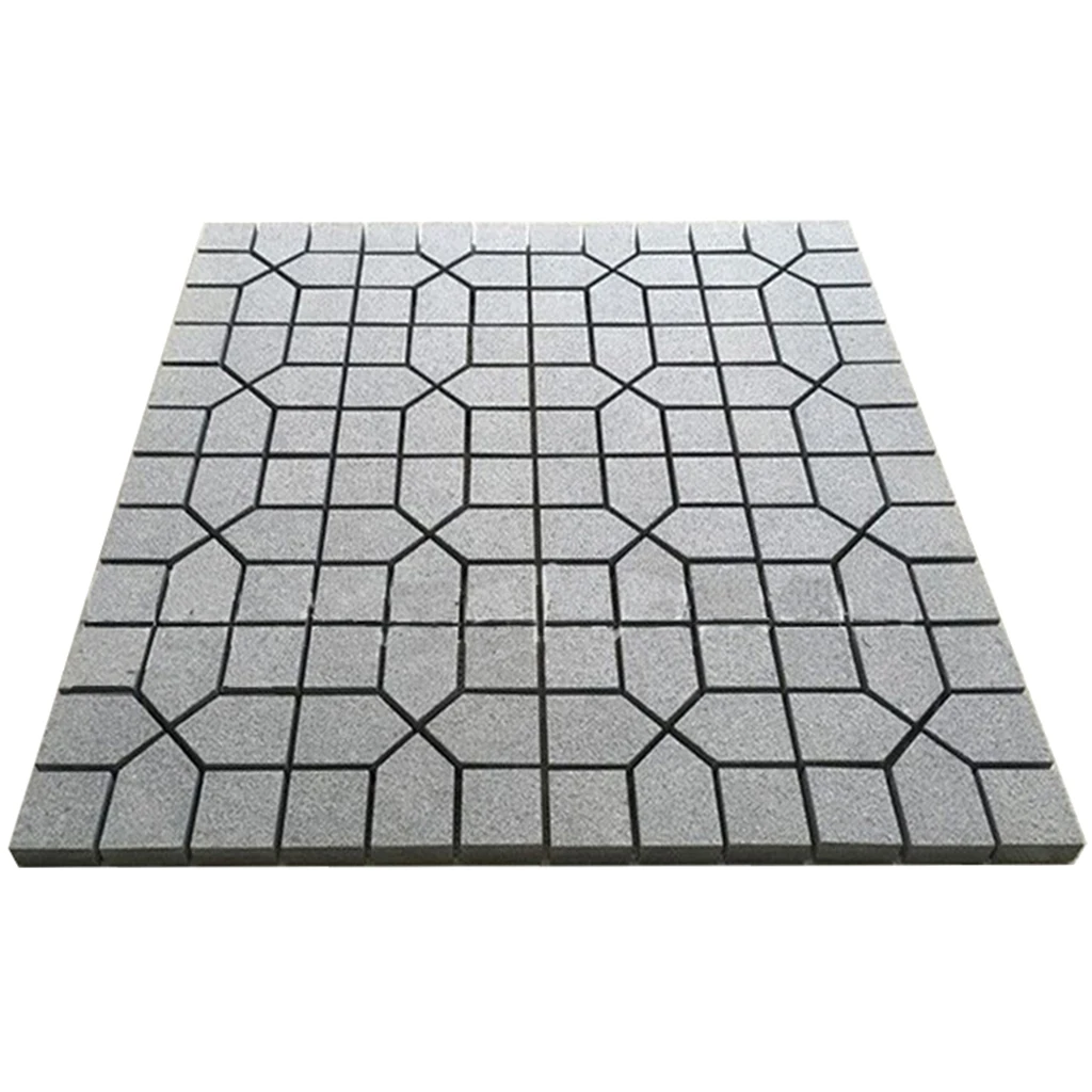 DIY Stepping Stone Block Pavement  Buildings Cement Paver Path Maker Mold Garden Paving Mould