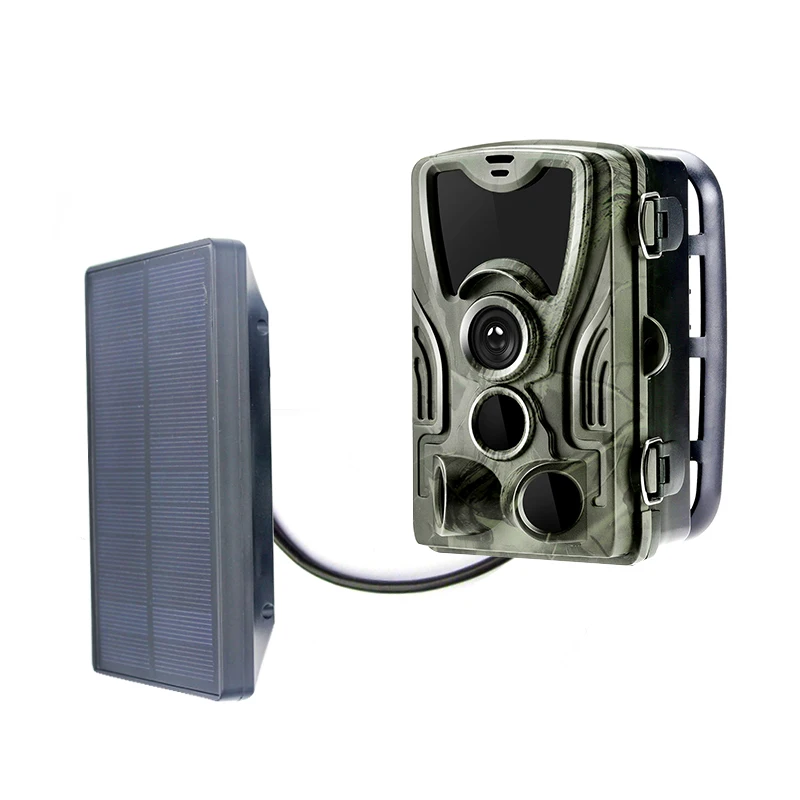 Hunting Trail Camera Battery Solar Panel Charger External Power for Trail Camera 9V 1800mAH Outdoor Trigger Wildlife Scouting