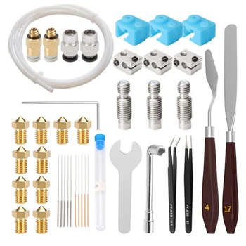 

41Pcs/Lot 3D Printer Accessories Kit Tools Nozzle Tweezers Needles 3D Printer Hotend Cleaning Tool Set