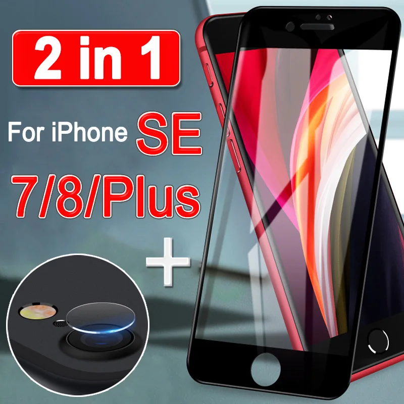 Защитное стекло se2 для iphone se 2 2020 7 8 plus 7plus | Мобильные телефоны и аксессуары