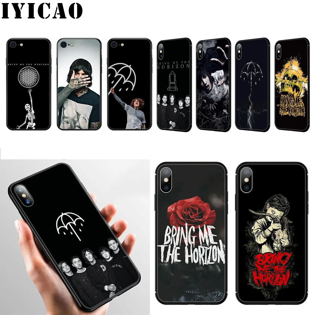 Для мобильных телефонов с надписью Bring Me The Horizon Oliver Sykes Мягкий силиконовый чехол