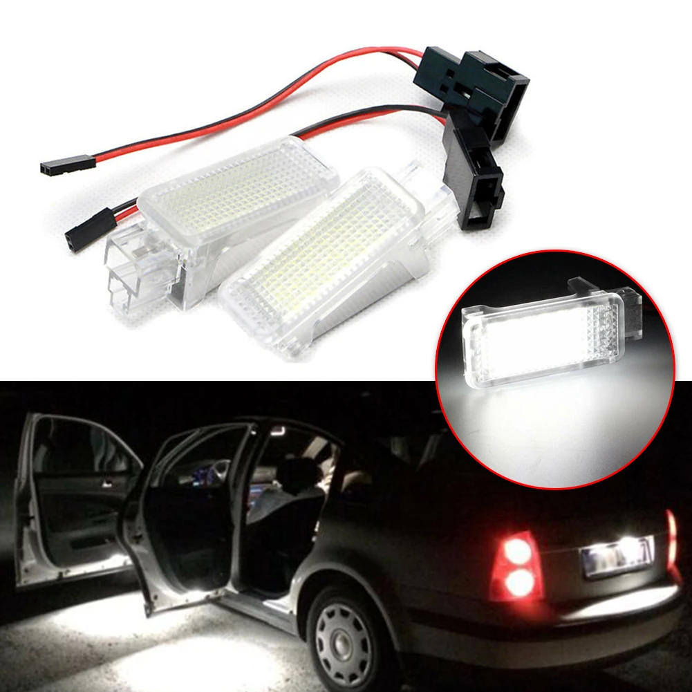 2 светодиодных лампы для багажника Skoda Octavia Fabia Superb Roomster Kodiaq автомобильные