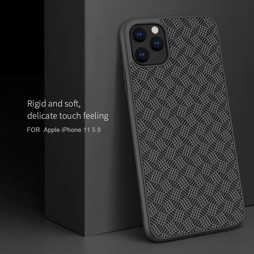 Чехол из углеродного волокна &quotiPhone 11 / pro max&quot Оригинальный чехол для мобильного