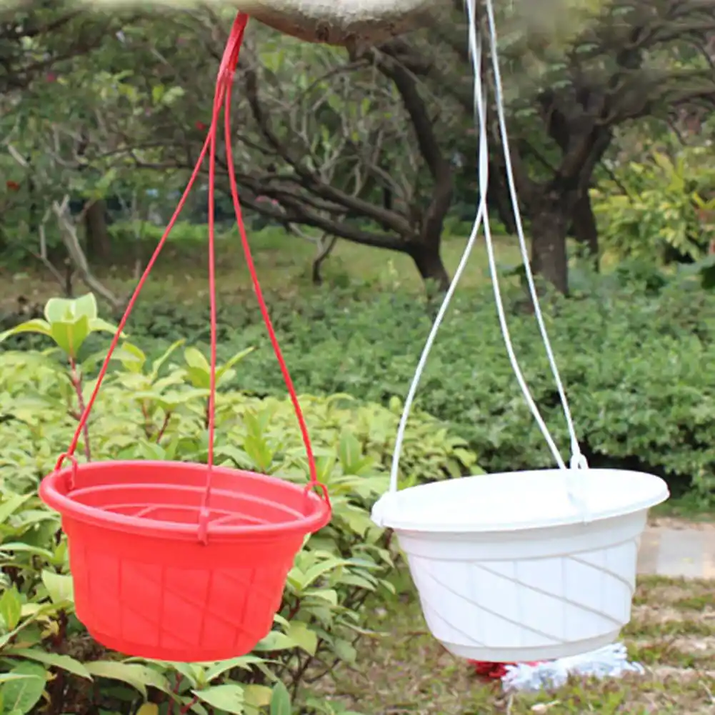 Plastic Flower Basket Wall Hanging Flower Baskets Plant Hangers Indoor