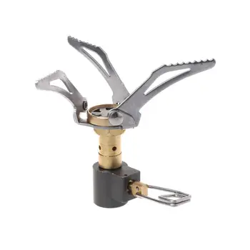 

Outdoor Camping Oven Gas Stove Survival Furnace Stove Picnic Cooking Gas Cooker Q0KF