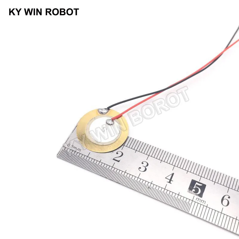 10 Pcs Piezoelectric Piezo Ceramic Wafer Plate Dia 20mm For Buzzer Loudspeaker