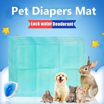 

5/10pcs lot Pet Dog Diapers Disposable Heavy Absorbency Underpads Pet Dog Training Urine Pad Diapers for Dogs Cleaning Diapers
