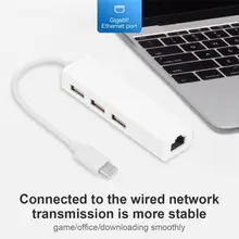 USB 3,1 type-C передача RJ-45 сетевой интерфейс концентратор сетевой конвертер для Macbook для компьютера ноутбука