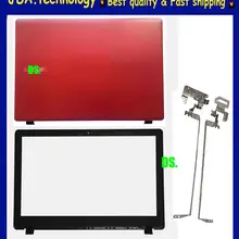 Новинка/орг красный для acer Aspire E5-511 E5-511G E5-511P E5-531 E5-551 E5-551G E5-571 E5-571G ЖК-дисплей задняя крышка+ передняя рамка+ набор петель, красный