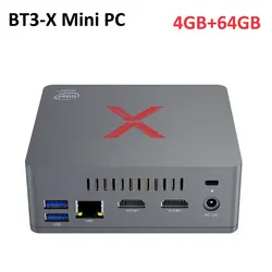 Beelink BT3-X J3355 Мини ПК 4 Гб ОЗУ 64 Гб MSATA SSD128GB Bluetooth 4,0 Мини ПК Поддержка Windiws 10/с поддержкой Линукс BT3-X Миниатюрный Настольный ПК