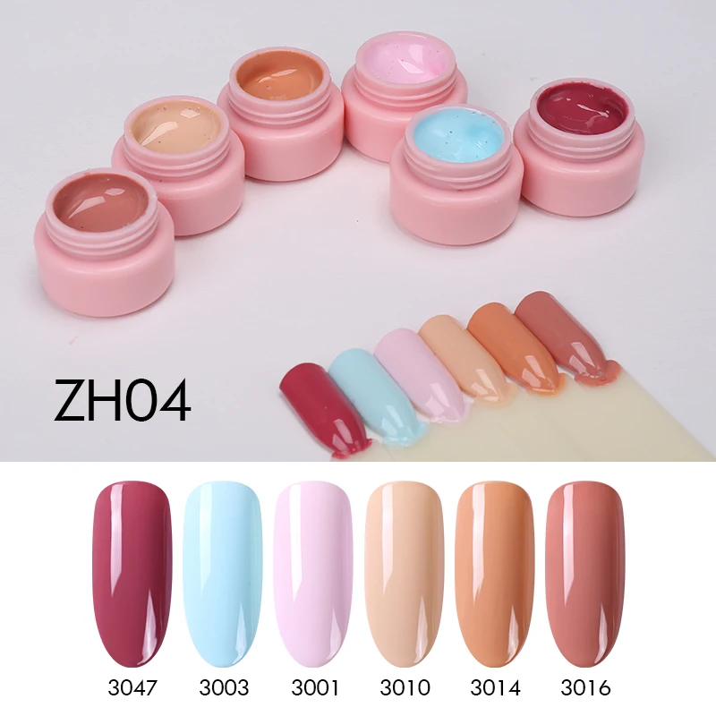 Clou Beaute Painting Gel Set 72 Colors Nail Polish 5ml Gel Varnish Nail Art Color Gel Paint For Gel Nail Lacquer Art Primer Set - Цвет: CHZH04