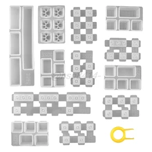 1 conjunto manual diy teclado mecânico tampa chave molde de silicone uv cristal epóxi moldes artesanal artesanato fazendo ferramentas