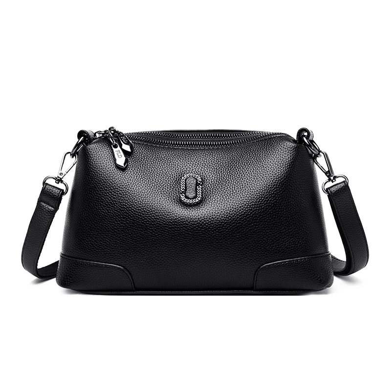 

Leather Women Messenger Bag Retro Designer Crossbody Bags for Women Luxury Small Bag Flap Criss-Cross Bag
