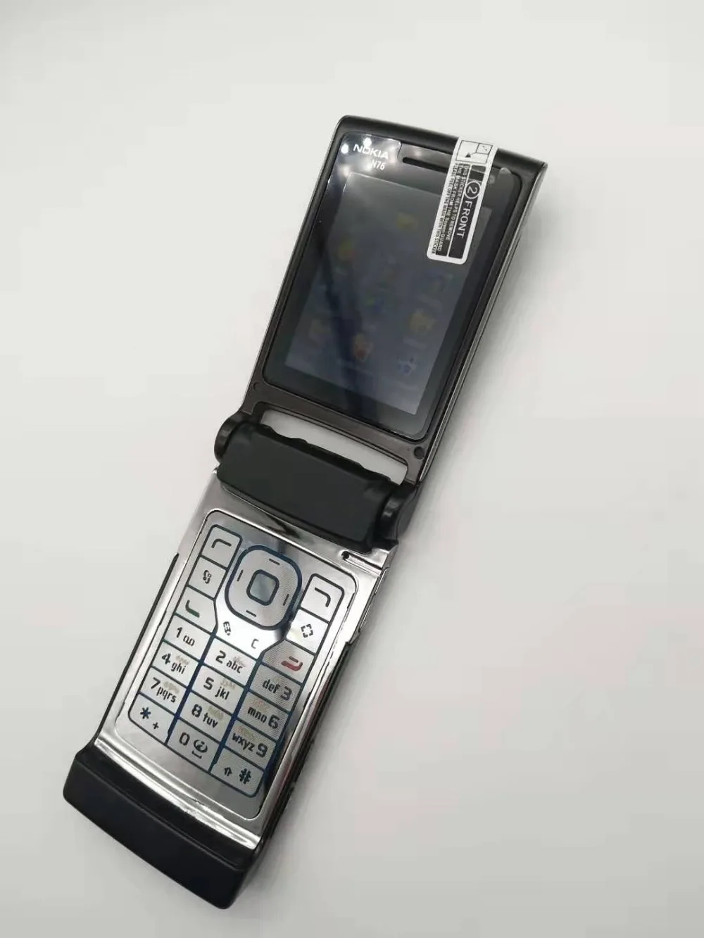 \"未使用\"ノキアNOKIA　フリップ薄型音楽携帯『N76』純正バッテリー付 Nokia N76 Flip Style 2G/3G WCDMA Original Cellphone
