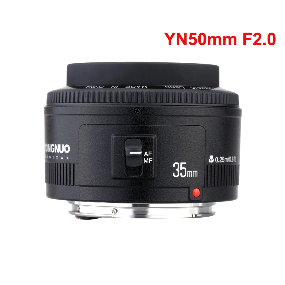 

YONGNUO YN50mm YN35mm F1.4/F1.8/F1.8II/F2.0 Standard Prime Camera Lens Large Aperture Auto Focus for Canon EOS Lense 70D 5D2