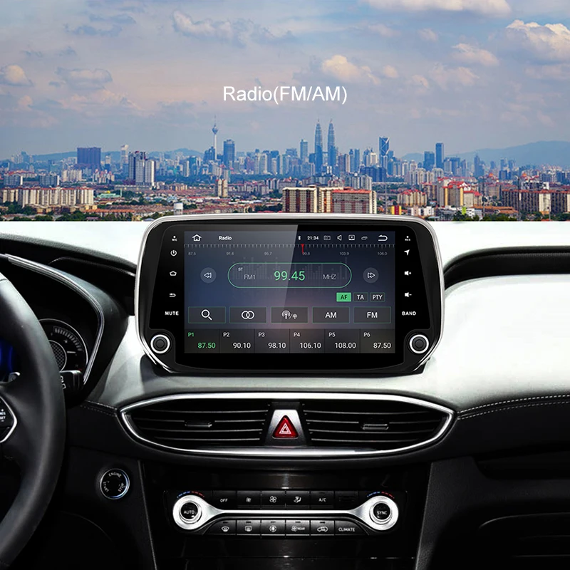 Dinpei " Android 9,0 автомобильный Радио мультимедийный плеер для hyundai Santa Fe santafe автомобильный Радио gps навигация mp5 wifi