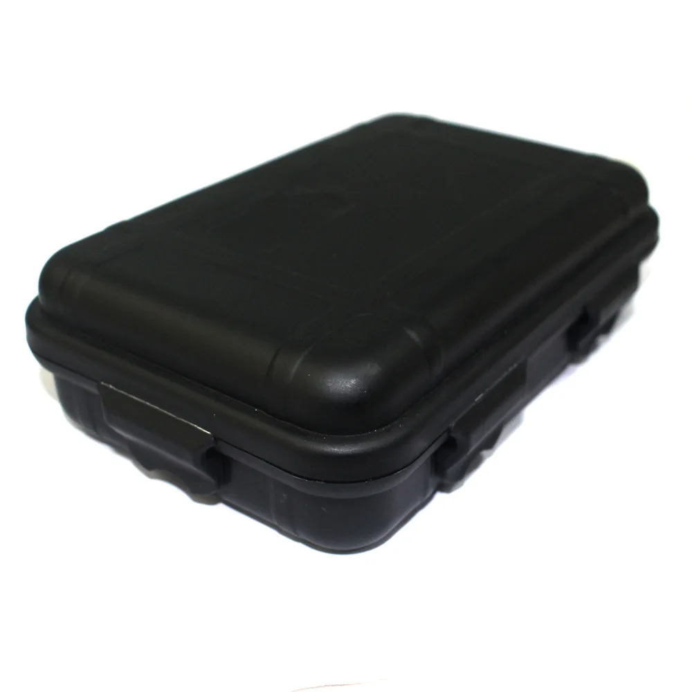 

Waterproof Anti-Pressure Multi-functional Plastic Trumpet Tool Box Ultra-Light-Tight Black And White with Pattern EDC Tool Box